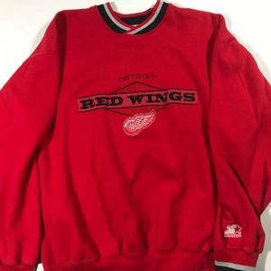 Vintage Starter Detroit Red Wings Pullover Sweater
